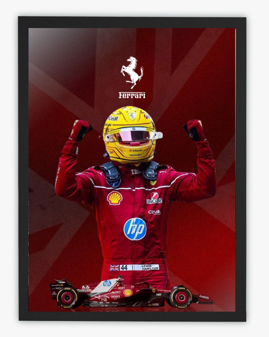 FERRARI 7 FRAMED