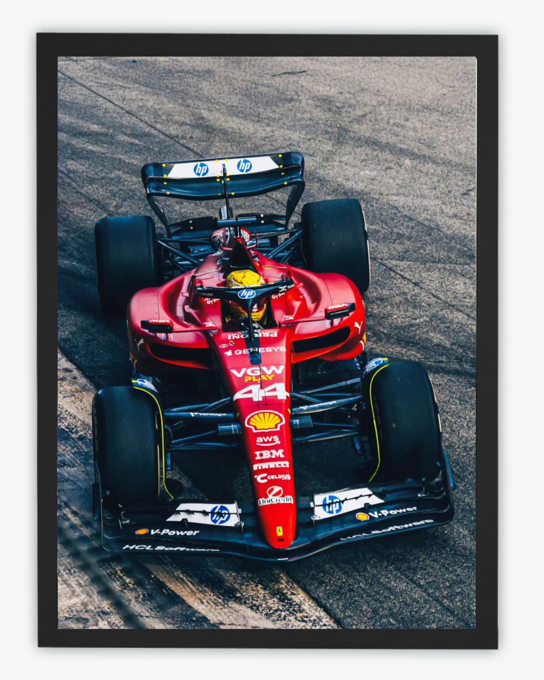 FERRARI 8 FRAMED