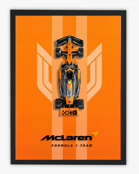 MCLAREN 9 FRAMED