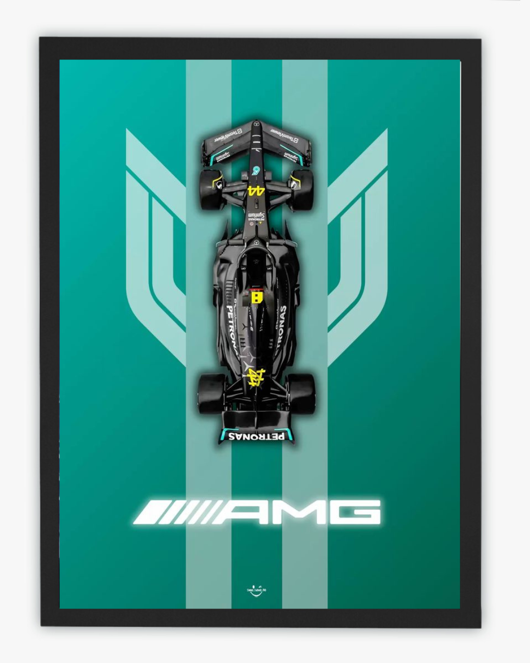 MERCEDES 3 FRAMED