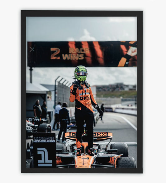MCLAREN 7 FRAMED