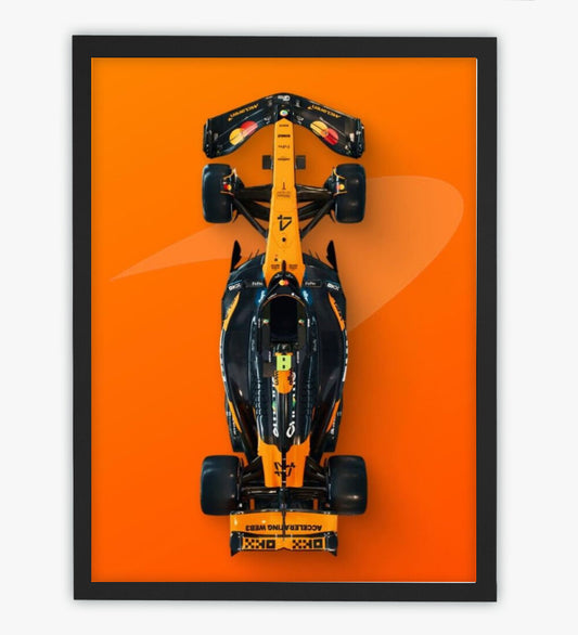 MCLAREN 3 FRAMED
